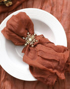 Terracotta Cheesecloth napkin