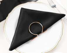 Black Polyester Napkin