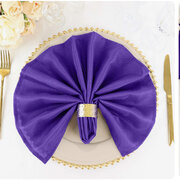 Purple Napkin Poly