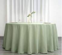 Sage Green Tablecloth 120” Round 