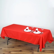 Red tablecloth 60x102