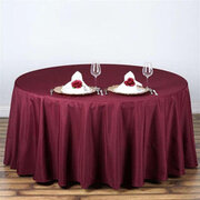 BURGUNDY TABLECLOTH 120