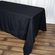 BLACK TABLECLOTH 90X156