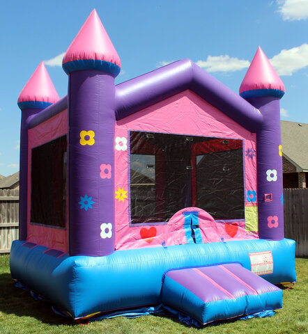 Pink Bounce House Shared