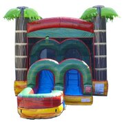 Kids Tropical Marble Bounce Combo