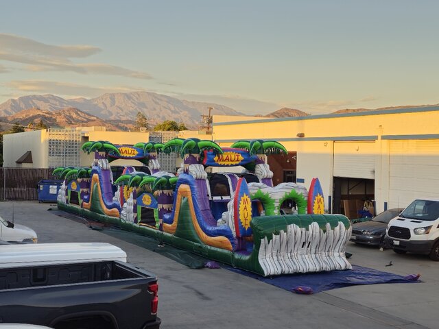 Maui Wet Obstacle Course #2 (84ft long)