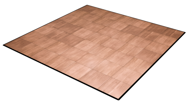 Dark Maple  21' x 21' Dance Floor