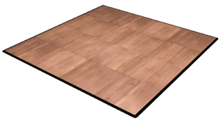 Dark Maple  15' x 15' Dance Floor