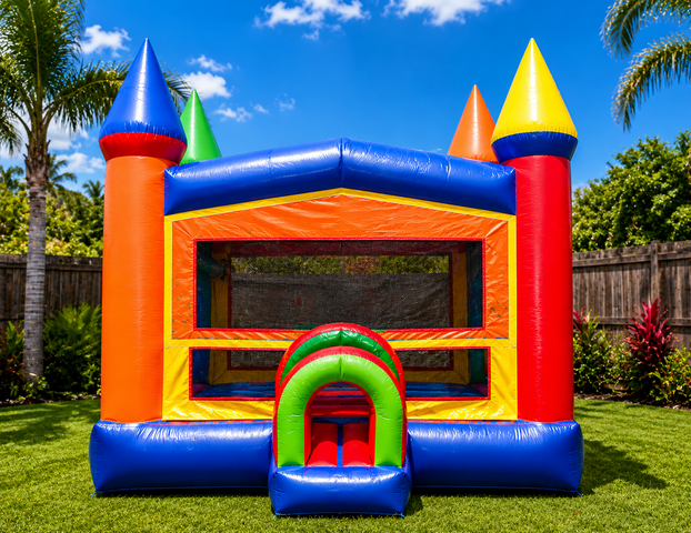 Colorful  Bouncy House Castle 