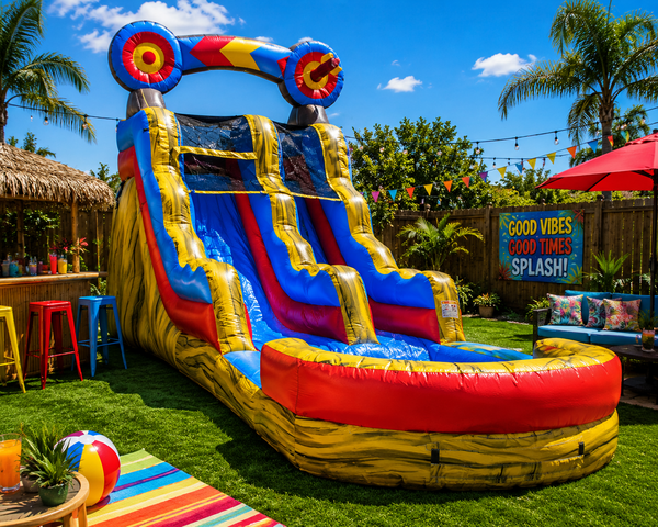  16FT Tall Bullseye Target Water Slide