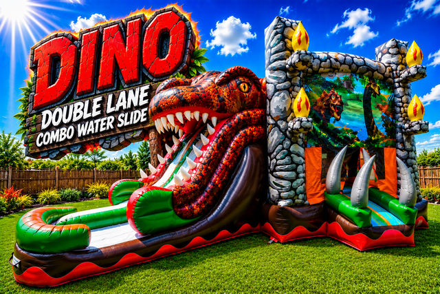 Dinosaur Double Lane Wet/Dry Combo