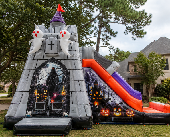 Grim Reaper Ghost Bouncy w Slide 