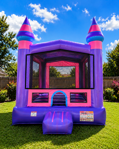 Purple Artic Bouncy Castle 