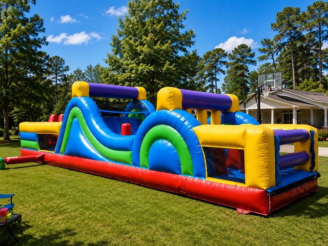 40FT Retro Obstacle Course 