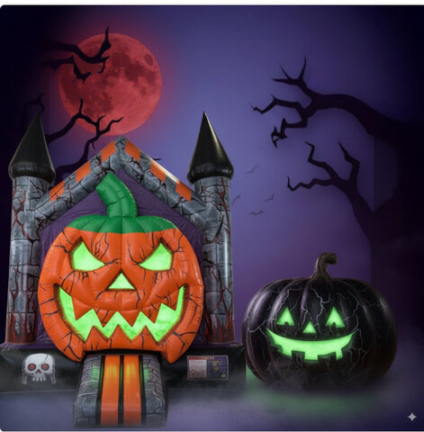 Halloween Pumpkin Face Bouncy