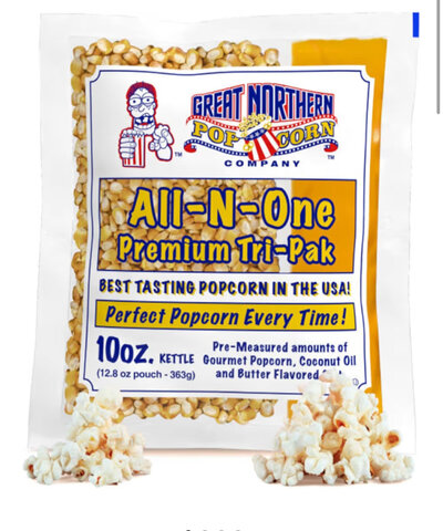 3 in 1 Popcorn 10oz