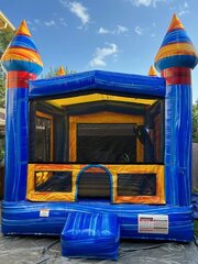 Blue Arctic Bounce House