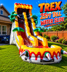  25FT Tall T-Rex Water Slide