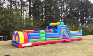 40ft Colorful Dry Obstacle Course 