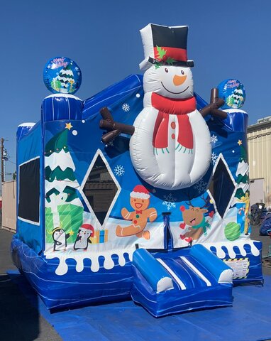 Snowman Bounce House