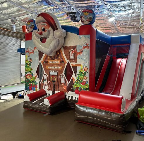 Santa Bounce House  and  Fun Slide !