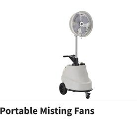 24" Portable Misting Fan 