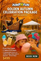 🦃 3️⃣ VIP Exclusive – “Golden Autumn Celebration Package"