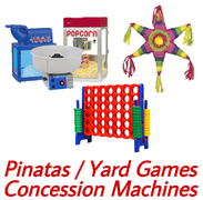 Pinatas / Yard Games / Concession Machines