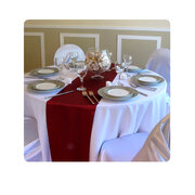 Large Round Table Cloth w/ Runners
