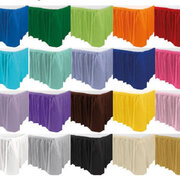 Custom Color Long Table Skirt