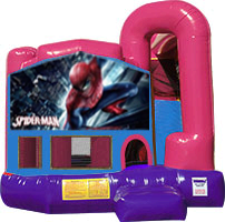 Spider man 3-in-1 Combo w/slide Pink & Purple