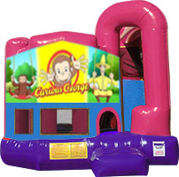 Curious George 3-in-1 Combo w/slide Pink & Purple 
