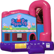 Peppa Pig 3-in-1 Combo w/slide Pink & Purple 