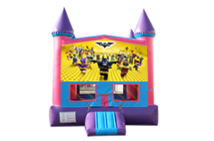Lego Batman Pink and Purple Castle Moonwalk w/ basketball goal