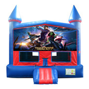 Guardians of the Galaxy Red and Blue Moonwalk w/basketball goal