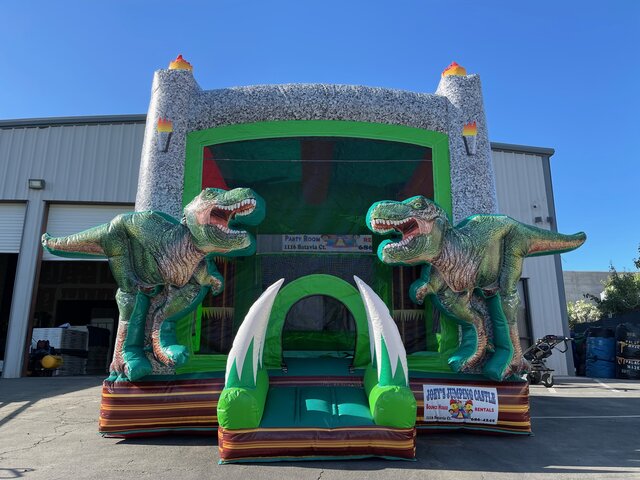 3D RAPTOR (BOUNCE HOUSE) USES 2.5HP BLOWER