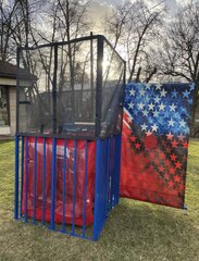 Dunk tank stars and stripes