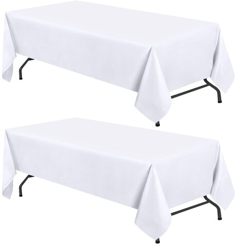 Rectangular White Table Cloths