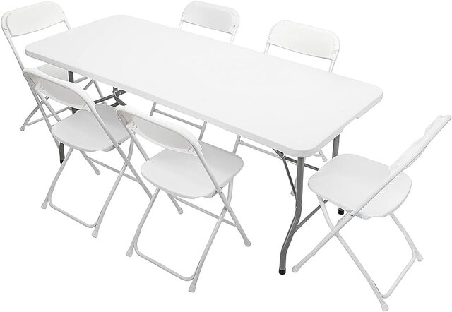 3 tables & 18 chairs