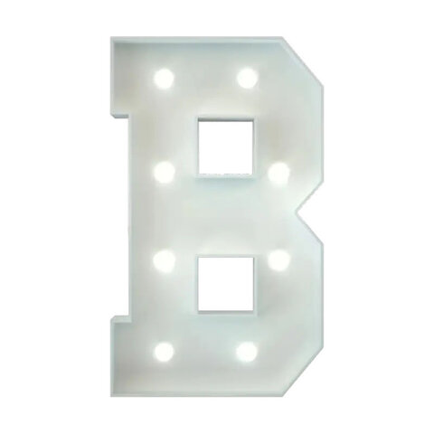 Marquee Letter B
