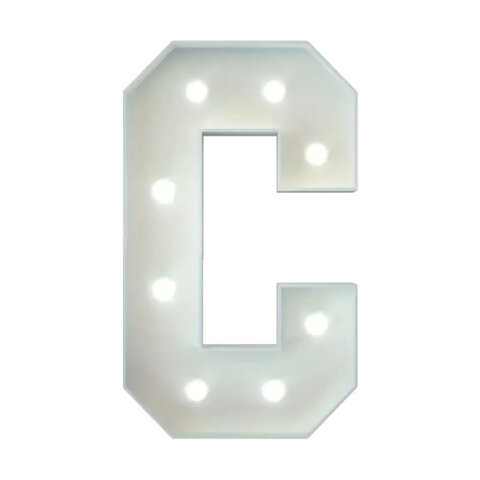 Marquee Letter C