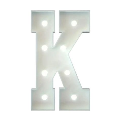 Marquee Letter K
