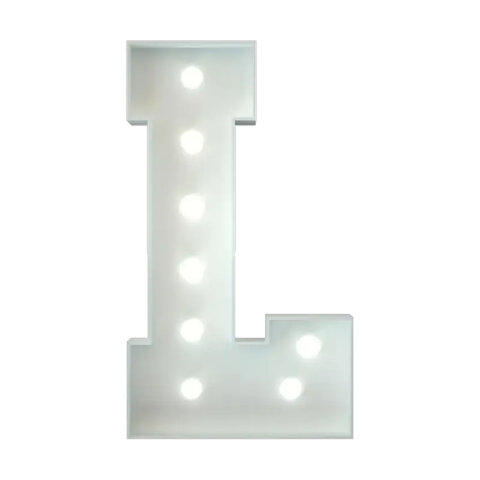 Marquee Letter L