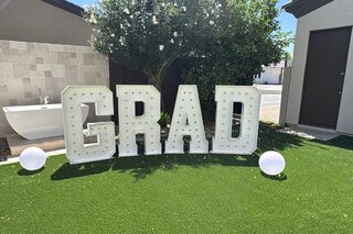 GRAD Marquee Letters