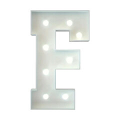 Marquee Letter F
