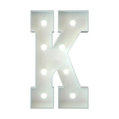 Marquee Letter K