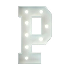 Marquee Letter P