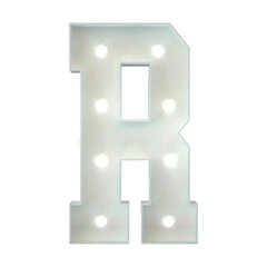 Marquee Letter R