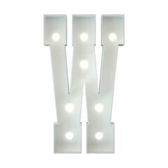Marquee Letter W