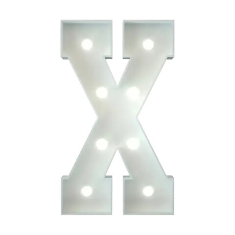 Marquee Letter X